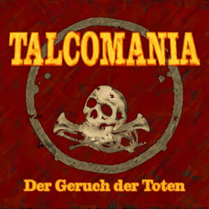 Informationen zum Cover Das Cover ist braun. Die Schrift ist gold. Ein Totenkopf ist abgebildet. Der Totenkopf hat Trompeten. Der Tonträger heißt: "Geruch der Toten".